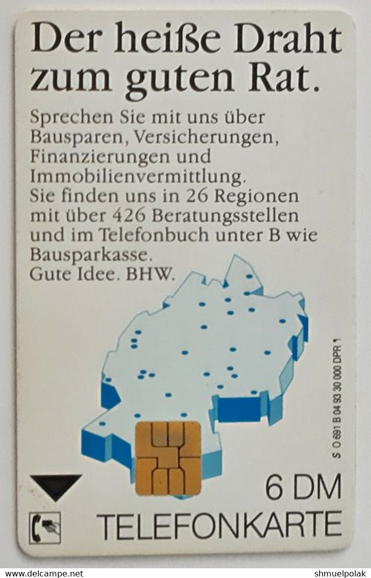 GERMANY Phone Card Telefonkarte Deutsche Telkom 1993 6DM 30000 Units Have Been Issued - Andere & Zonder Classificatie