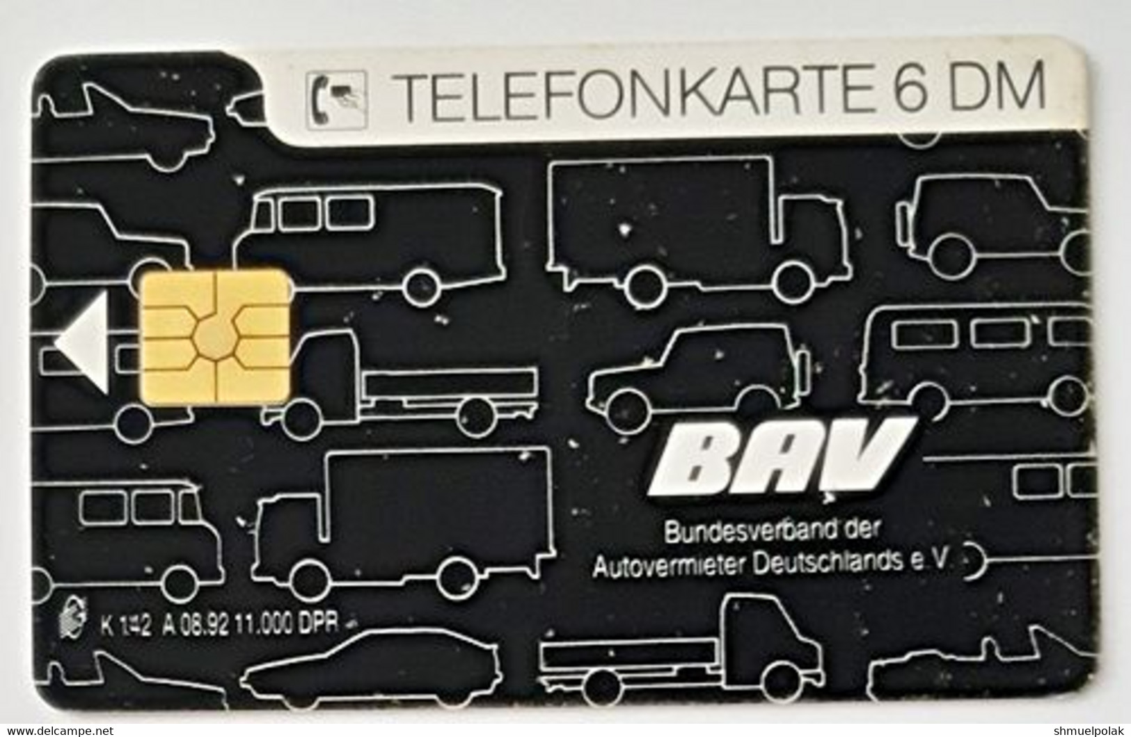 GERMANY Phone Card Telefonkarte Deutsche Telkom 1992 6DM 11000 Units Have Been Issued - Other & Unclassified