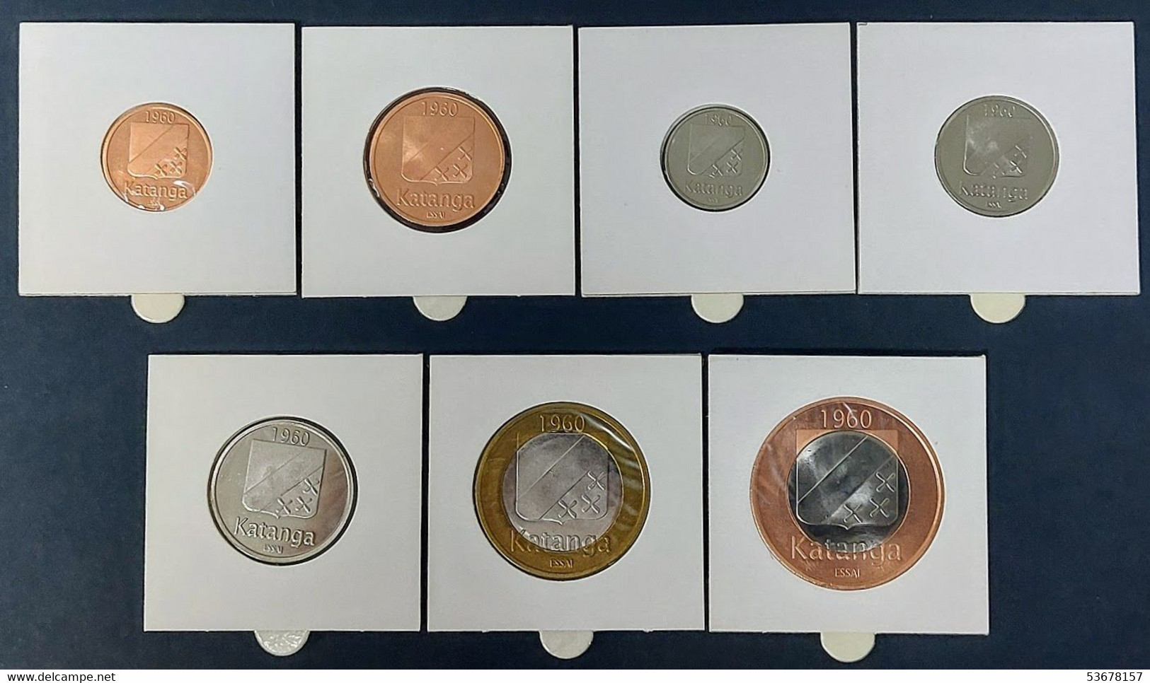 Katanga (Democratic Republic Of The Congo) - Set 7 Coins 2013 (Fantasy Coins) (#1364) - Katanga