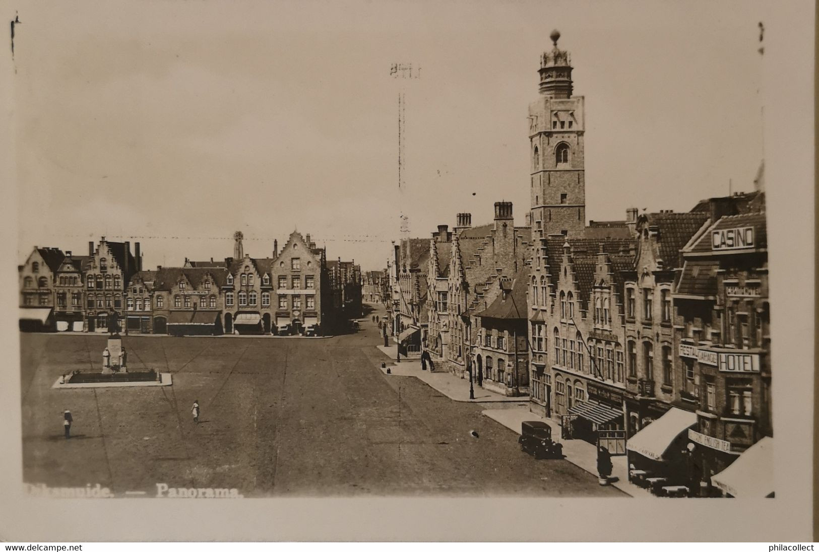 Dixmude - Diksmuide // Echte Foto // Panorama (zicht Casino Hotel)  19?? - Diksmuide