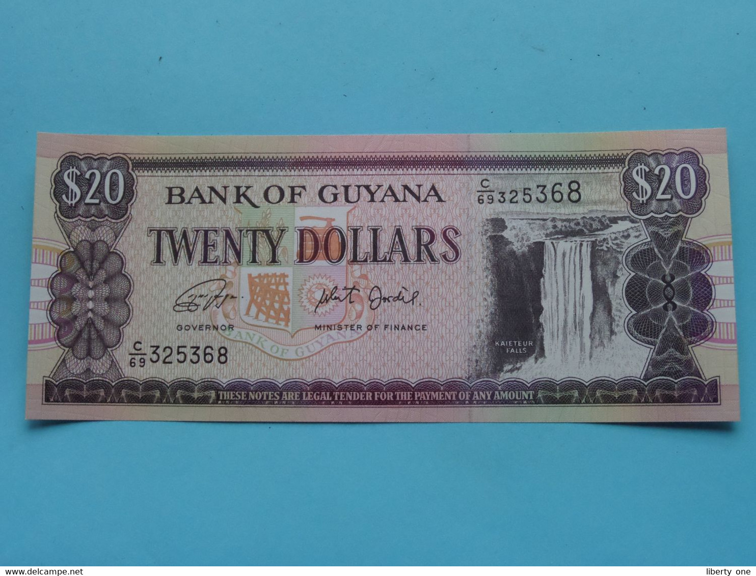 $ 20 Dollars ( C/69-325368 ) Bank Of GUYANA ( For Grade See SCANS ) UNC ! - Guyana