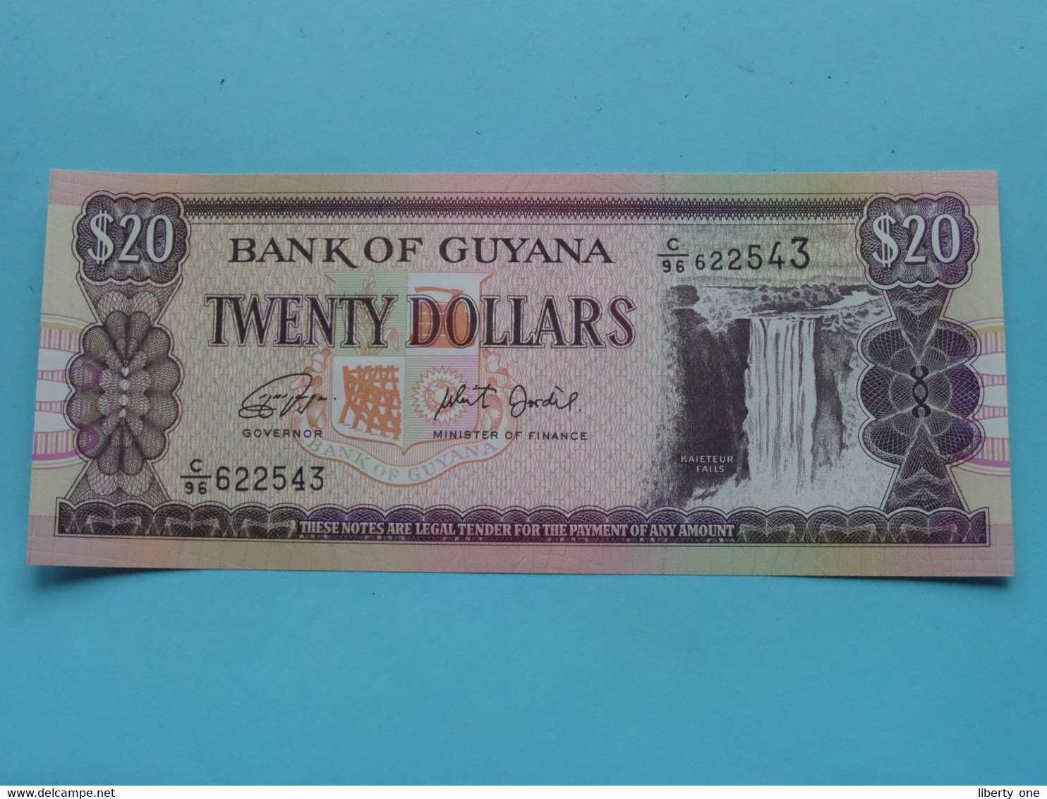$ 20 Dollars ( C/96-622543 ) Bank Of GUYANA ( For Grade See SCANS ) UNC ! - Guyana