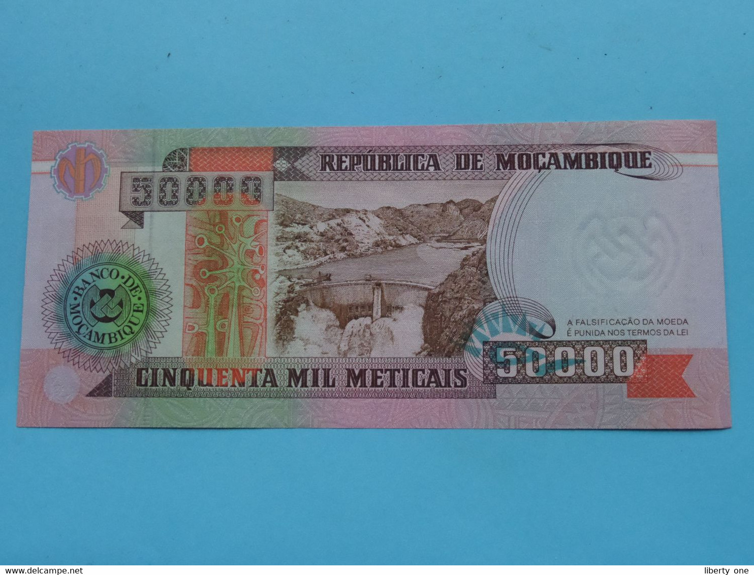 50000 Cinquenta MIL METICAIS (EH0027334) Republica De MOCAMBIQUE ( For Grade See SCANS ) UNC ! - Mozambique