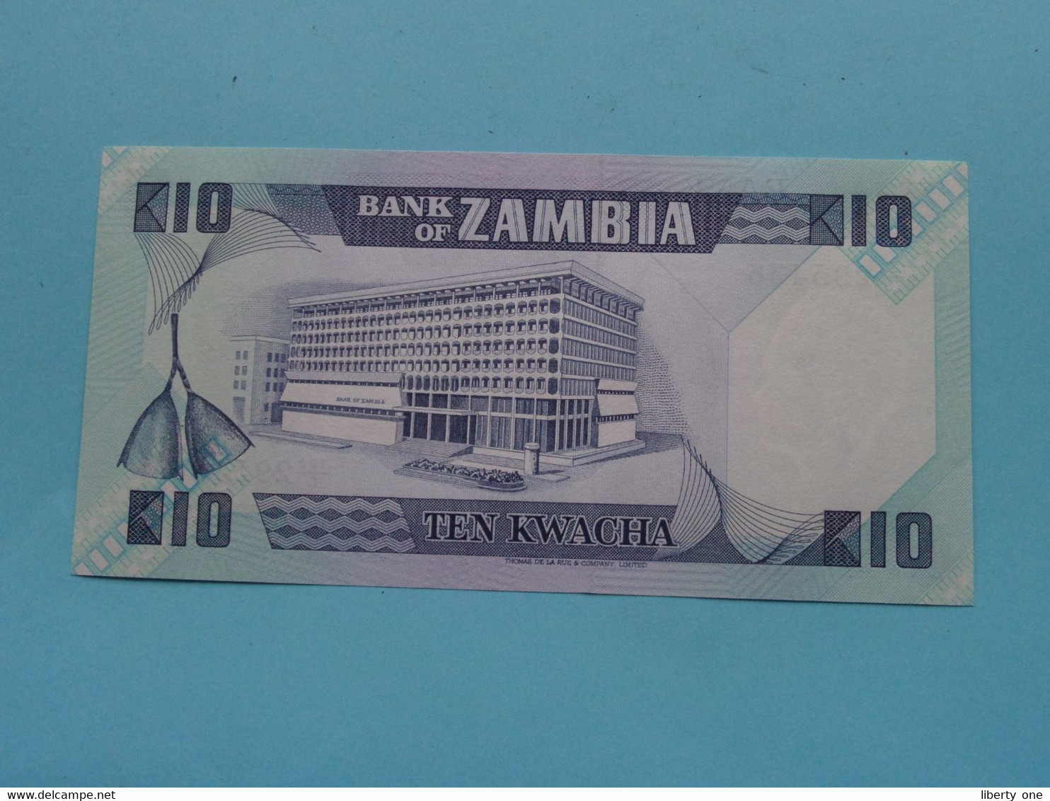 K10 Ten KWACHA ( 122/D 295436 - Sign 7 ) Bank Of ZAMBIA ( For Grade See SCANS ) UNC ! - Sambia