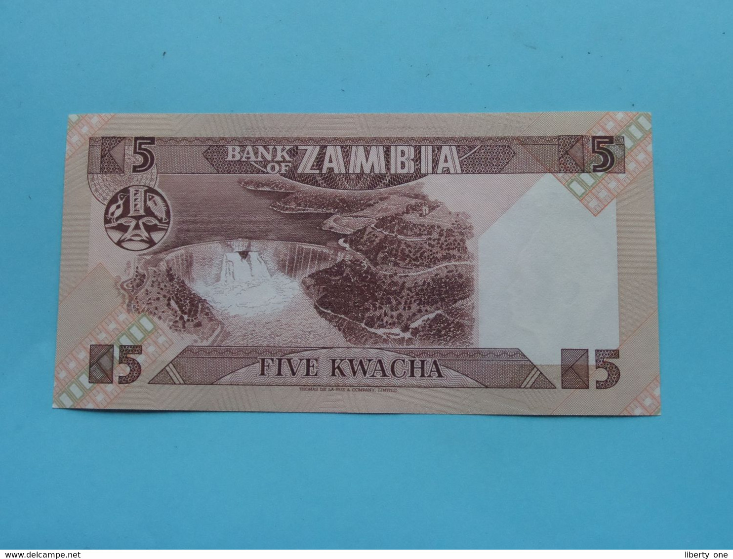 K5 Five KWACHA ( 42/C 335851 - Sign 7 ) Bank Of ZAMBIA ( For Grade See SCANS ) UNC ! - Sambia