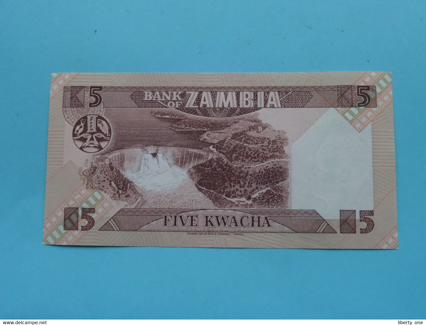 K5 Five KWACHA ( 42/C 335850 - Sign 7 ) Bank Of ZAMBIA ( For Grade See SCANS ) UNC ! - Sambia