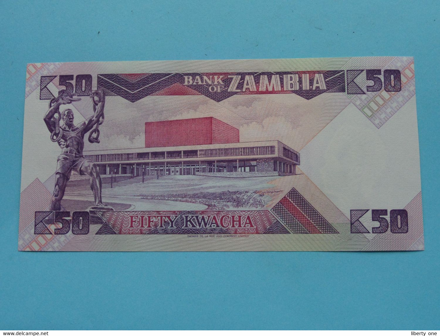 K50 Fifty KWACHA ( 39/F 214067 ) Bank Of ZAMBIA ( For Grade See SCANS ) UNC ! - Zambie