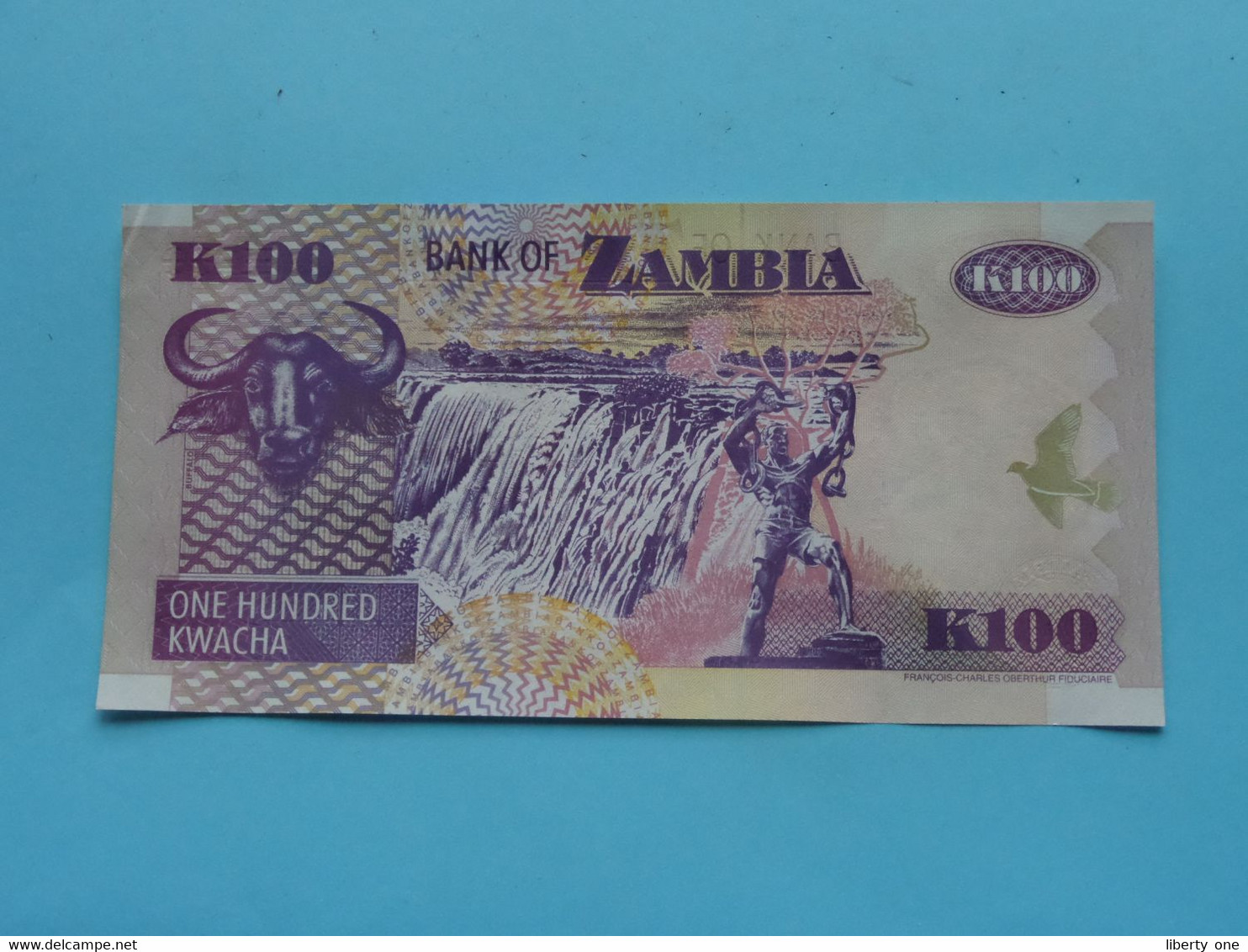 K100 One Hundred KWACHA ( CL/03 3462027 ) Bank Of ZAMBIA - 2006 ( For Grade See SCANS ) UNC ! - Zambie