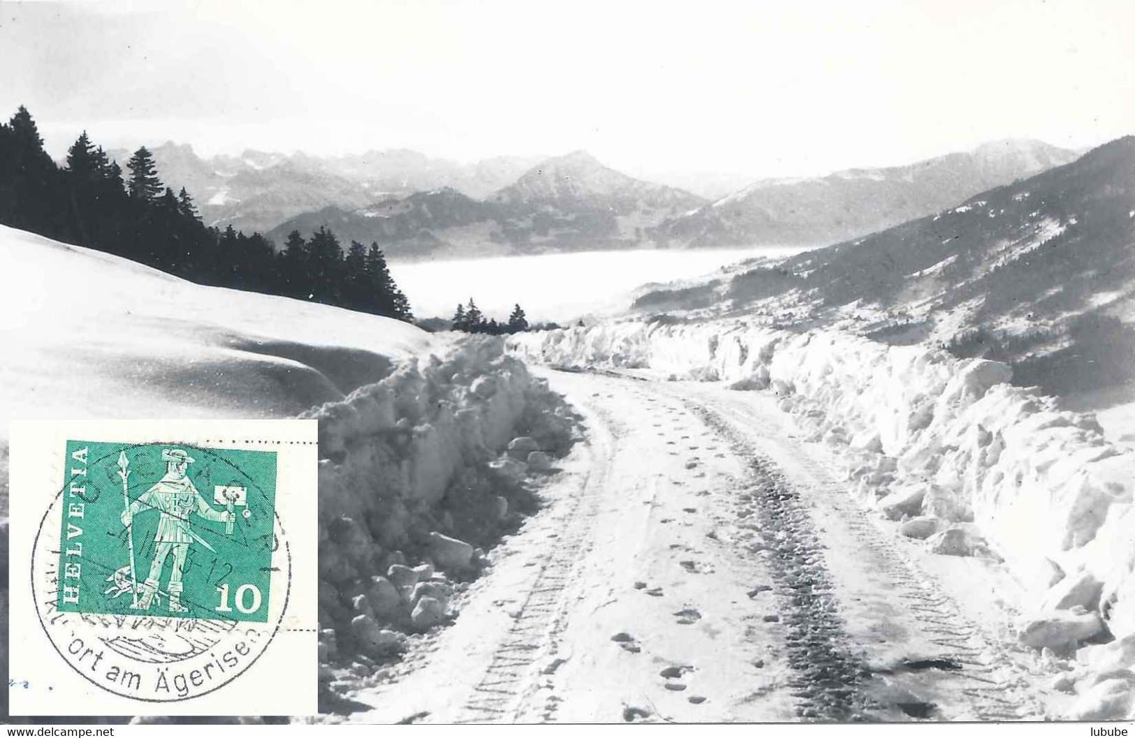 Oberägeri - Blick Auf See Und Berge         Ca. 1950 - Oberägeri
