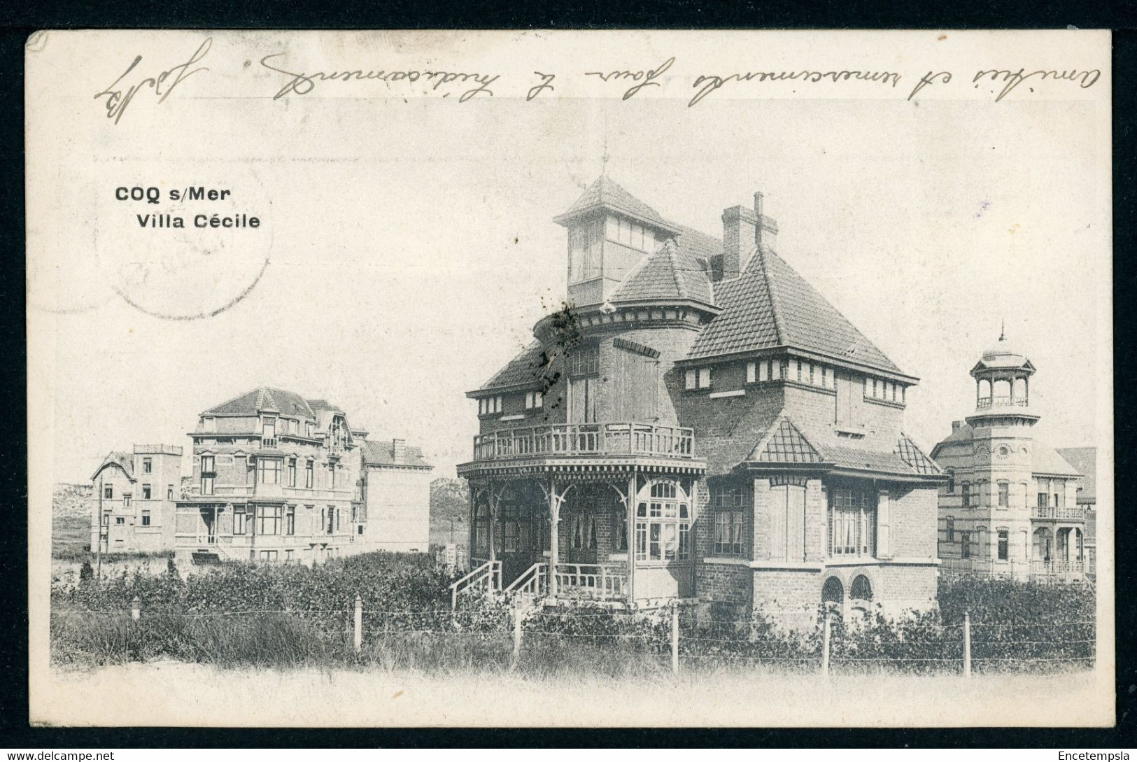 CPA - Carte Postale - Belgique - Coq Sur Mer - Villa Cécile - 1903  (CP21210OK) - De Haan