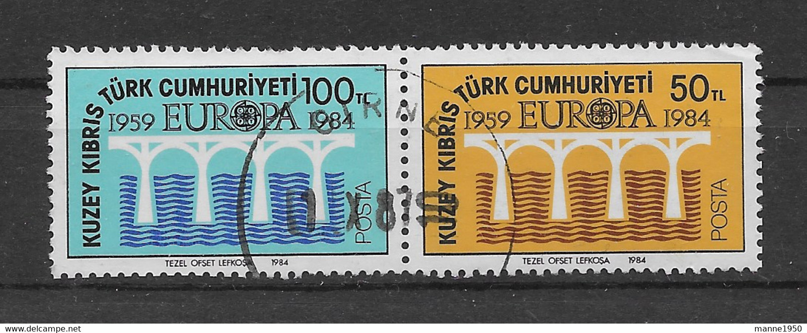 Türkisch-Zypern 1984 Europa Mi.Nr. 142/43 Gestempelt - Oblitérés