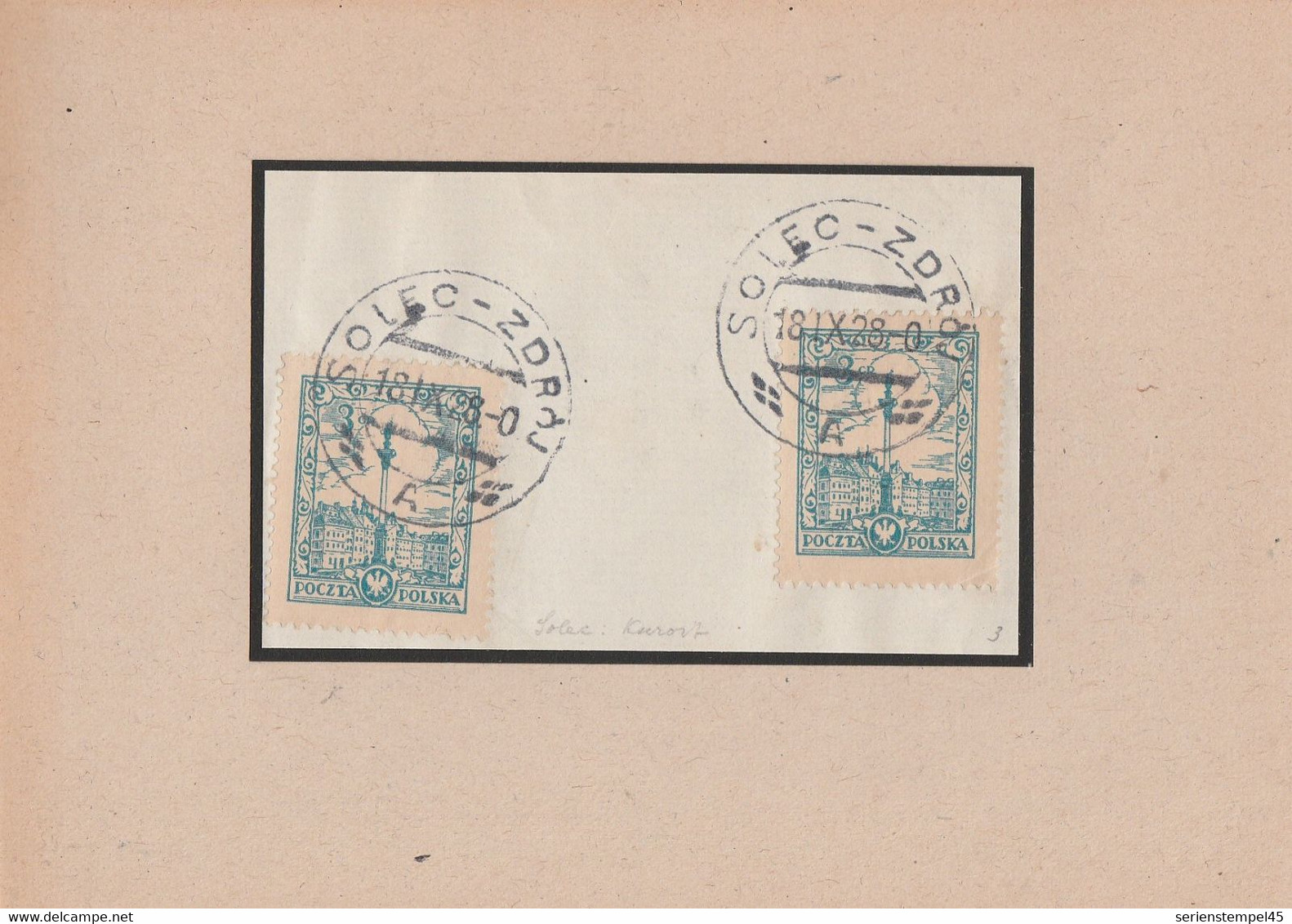 Polen Briefstück Tagesstempel Solec Zdroj 1928 - Franking Machines (EMA)