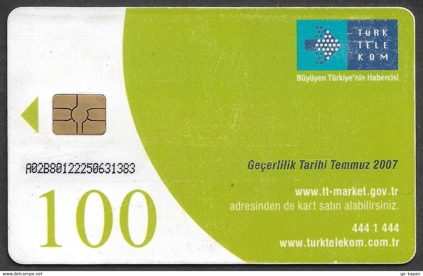 TURK TELEKOM Phone Card Valid Until 2007 - Türkei