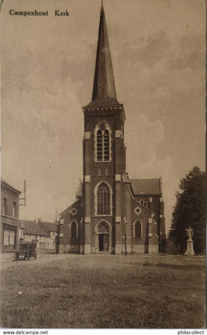 Kampenhout - Campenhout // Kerk - Eglise (Automobile) 19?? Ed. Jan Hahn - Van Mol - Kampenhout