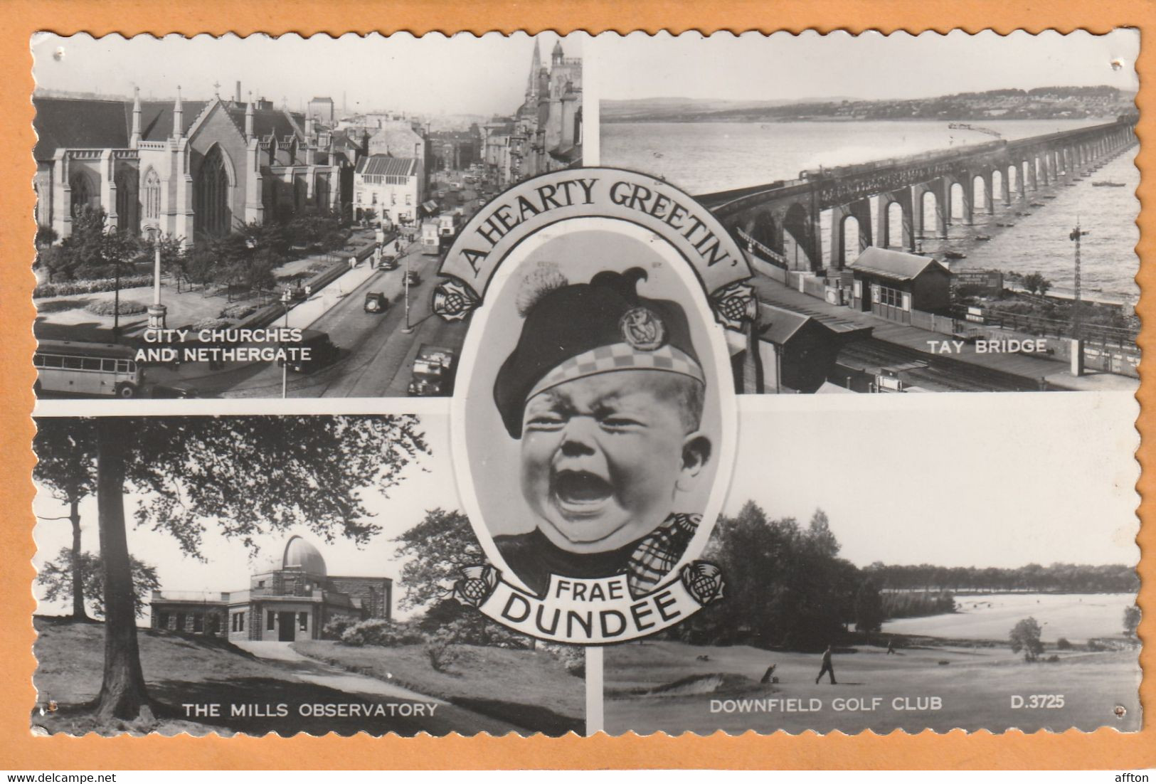 Dundee UK Old Postcard - Angus
