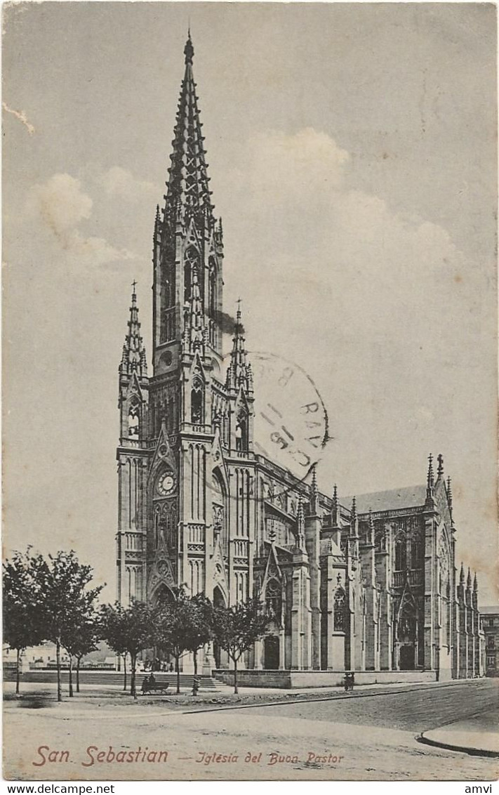 2448 - San Sebastian - Iglesia Del Buon Pastor - 1907 - Guipúzcoa (San Sebastián)