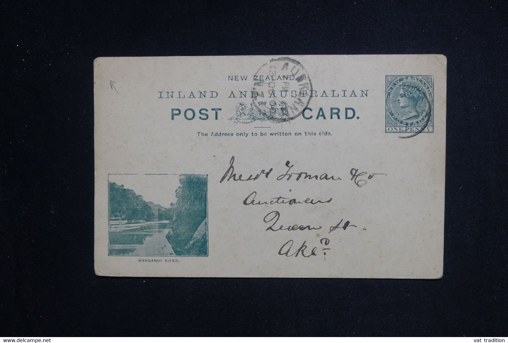 NOUVELLE ZÉLANDE - Entier Postal Illustré ( Wanganui River )  Type Victoria Pour Auckland  En 1919 - L 128703 - Entiers Postaux