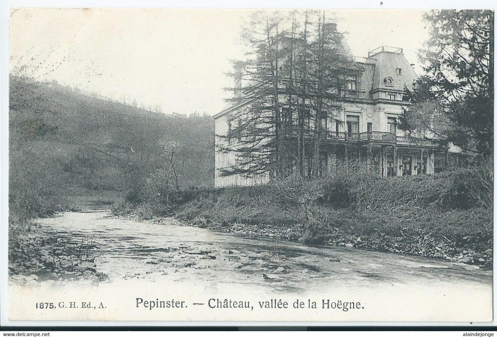 Pepinster - Château, Vallée De La Hoëgne - 1907 - Pepinster