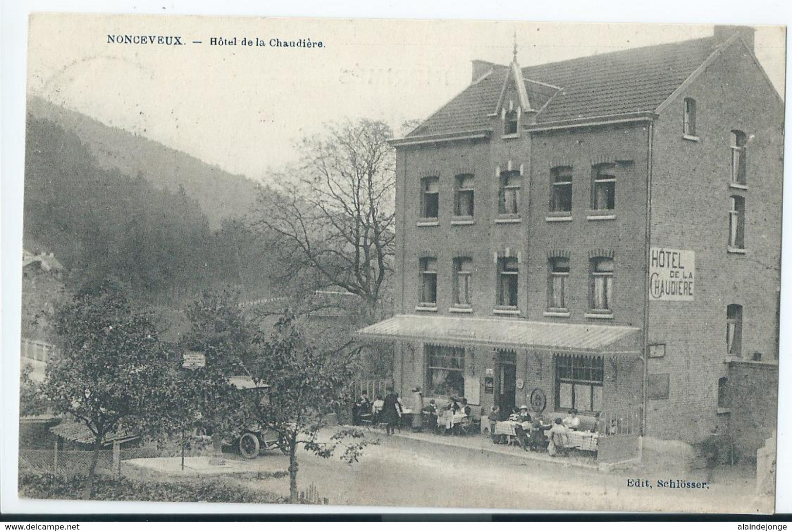 Nonceveux - Hôtel De La Chaudière - Invitation Du Propr. Jean Schlosser - 1922 - Aywaille