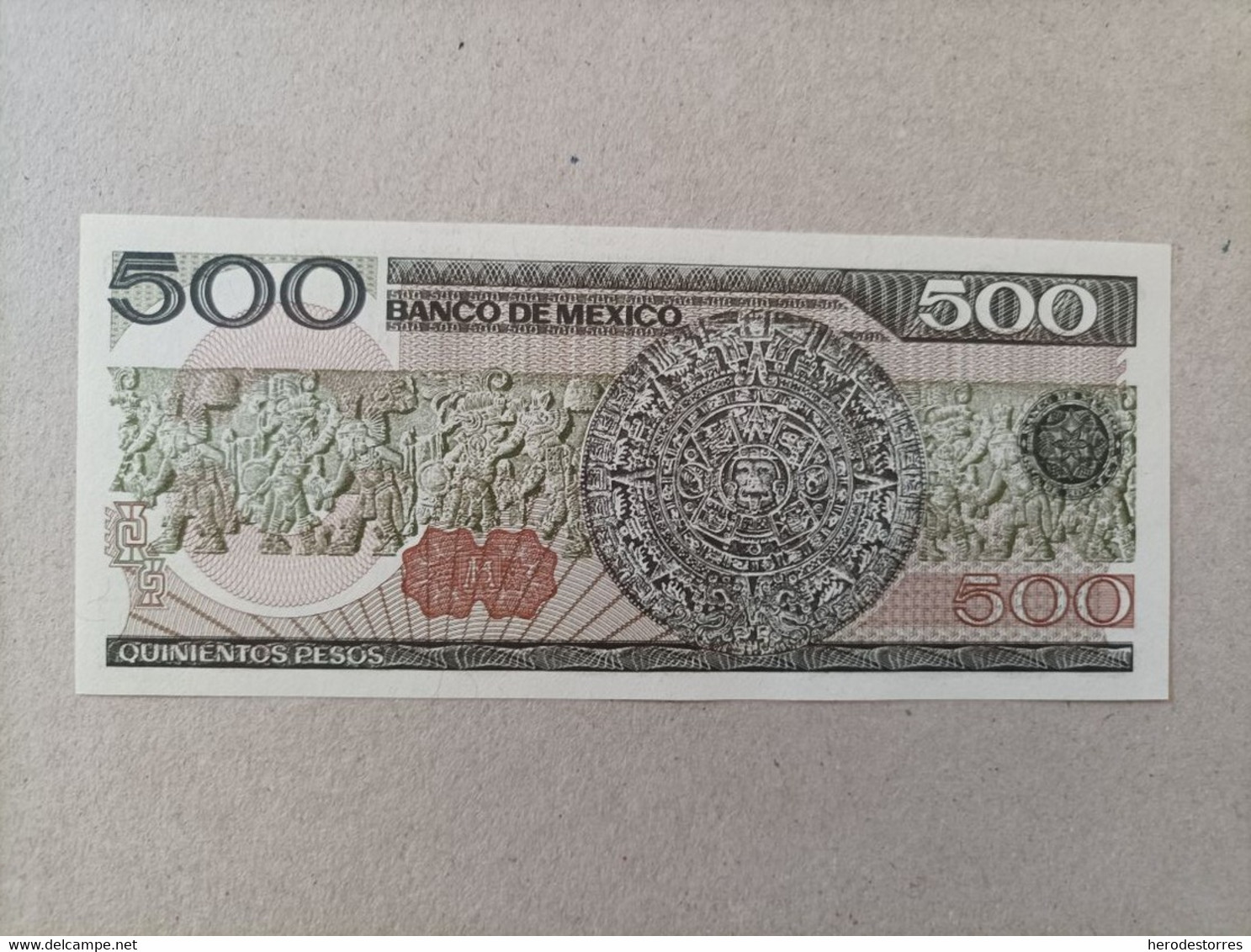 Billete De México 500 Pesos Del Año 1984, UNC - Mexico