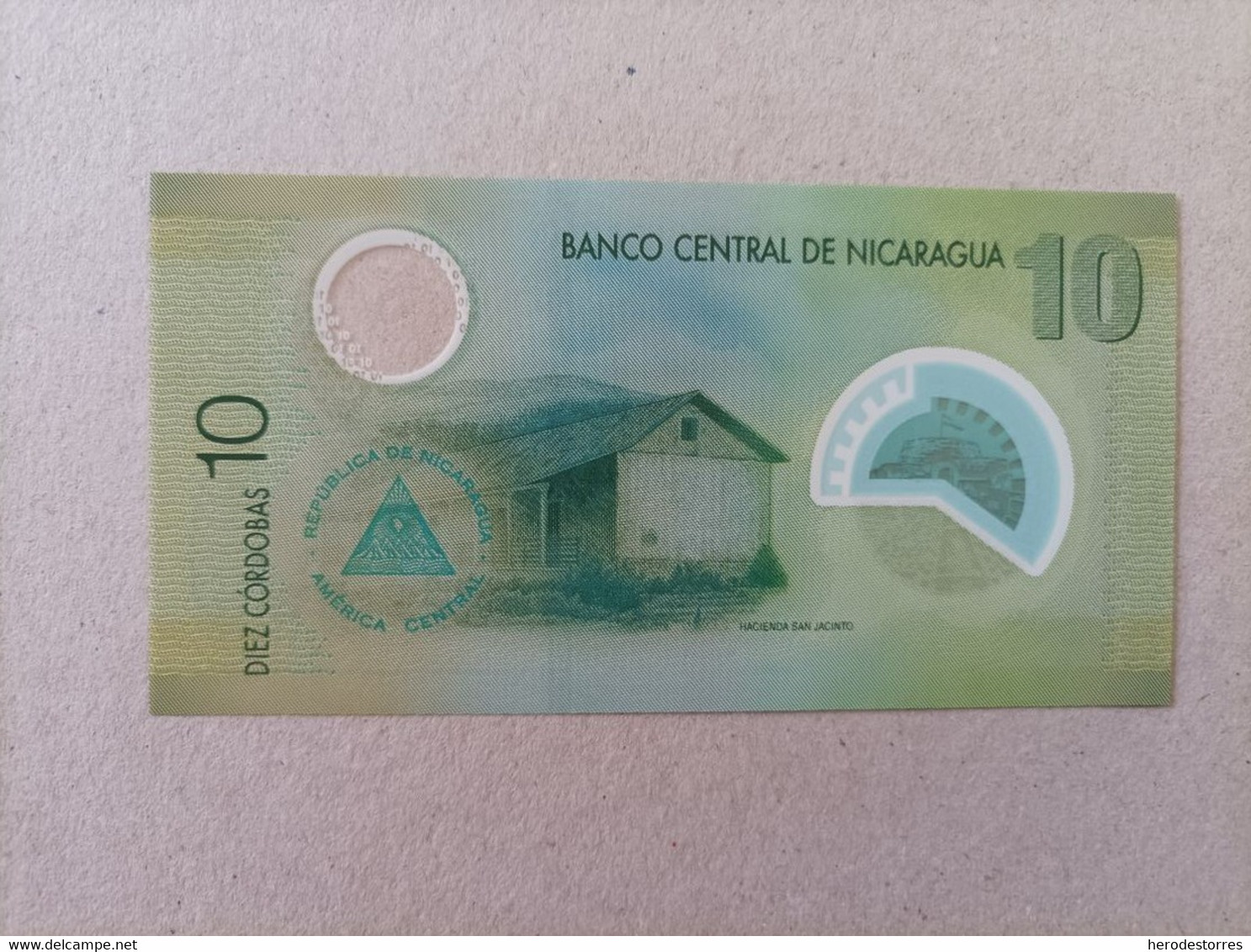 Billete De Nicaragua De 10 Córdobas Año 2007, UNC - Nicaragua