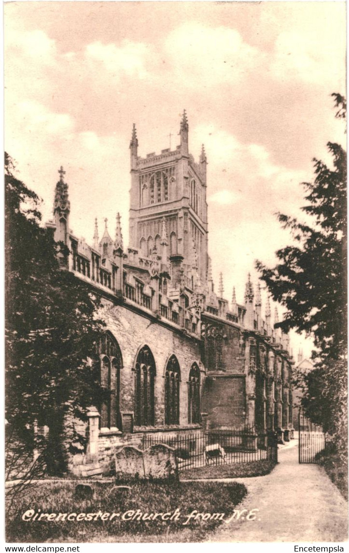 CPA-Carte Postale Royaume  Uni    Cirencester Church VM54224 - Other & Unclassified