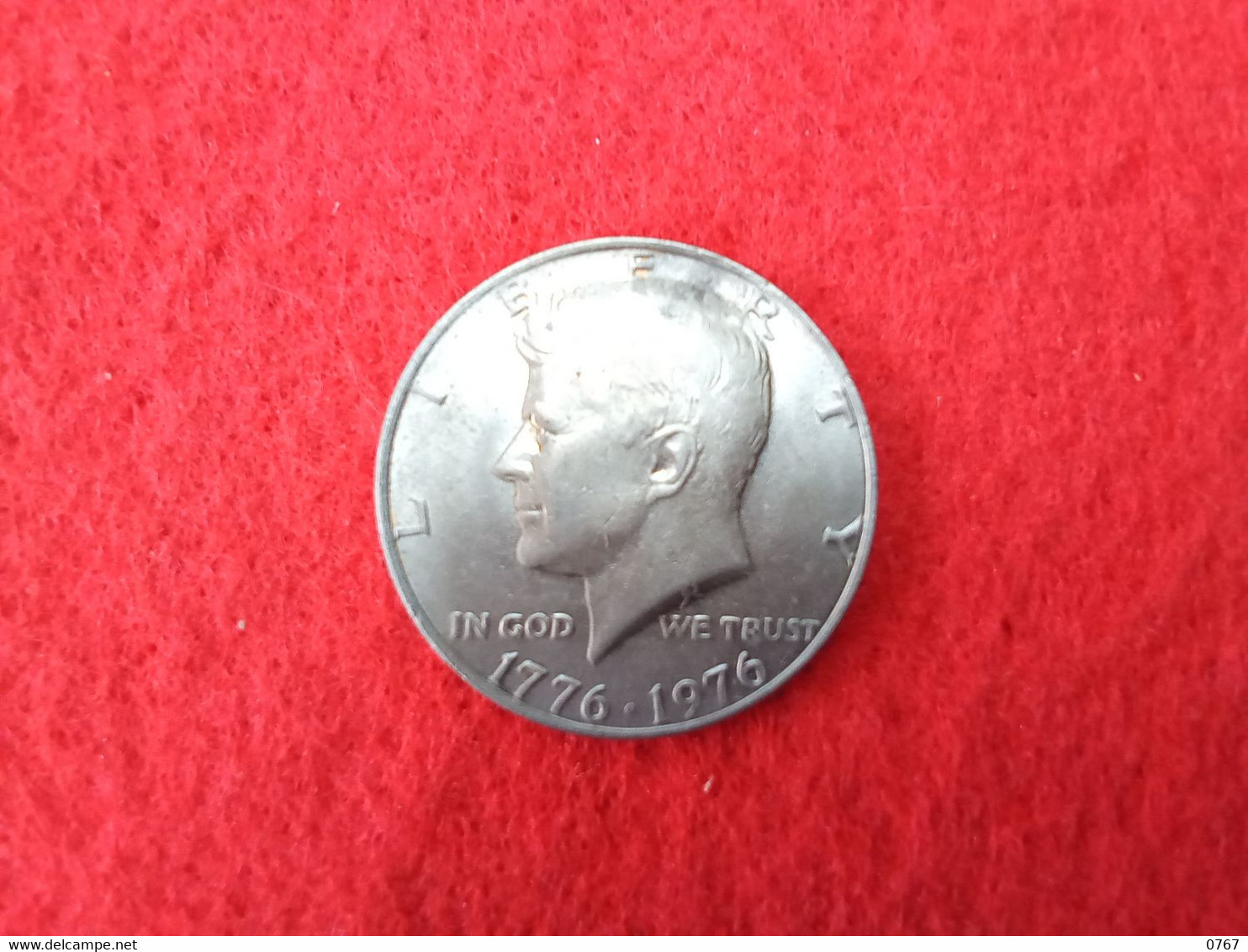 Monnaie ETATS UNIS D AMERIQUE HALF 1/2 DOLLAR Indépendance 1976 KENNEDY Fauté ? (bazarcollect28) - 1964-…: Kennedy