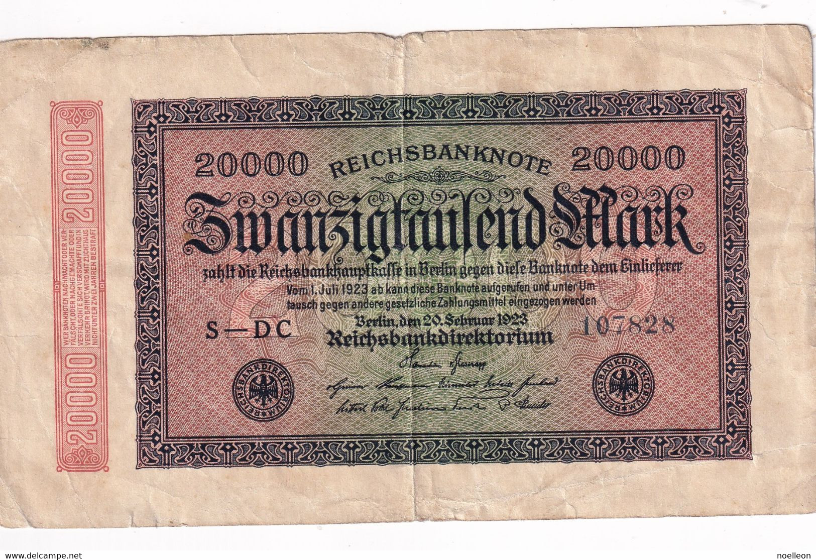 Allemagne - 20000 Mark - Reichbanknote - 20.000 Mark