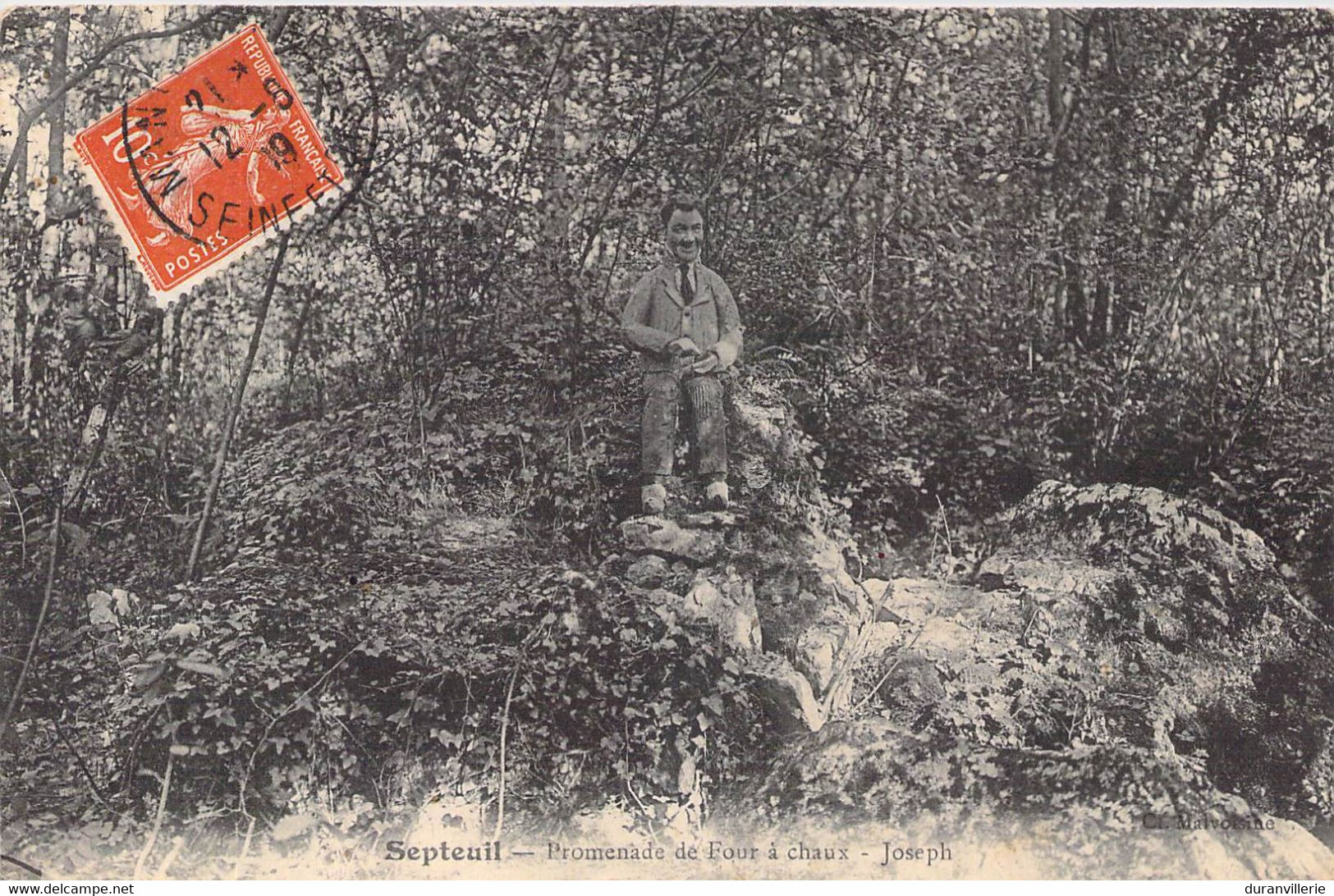 ( 78 ) SEPTEUIL / Promenade De Four-à-Chaux - Joseph - 1919 - Septeuil