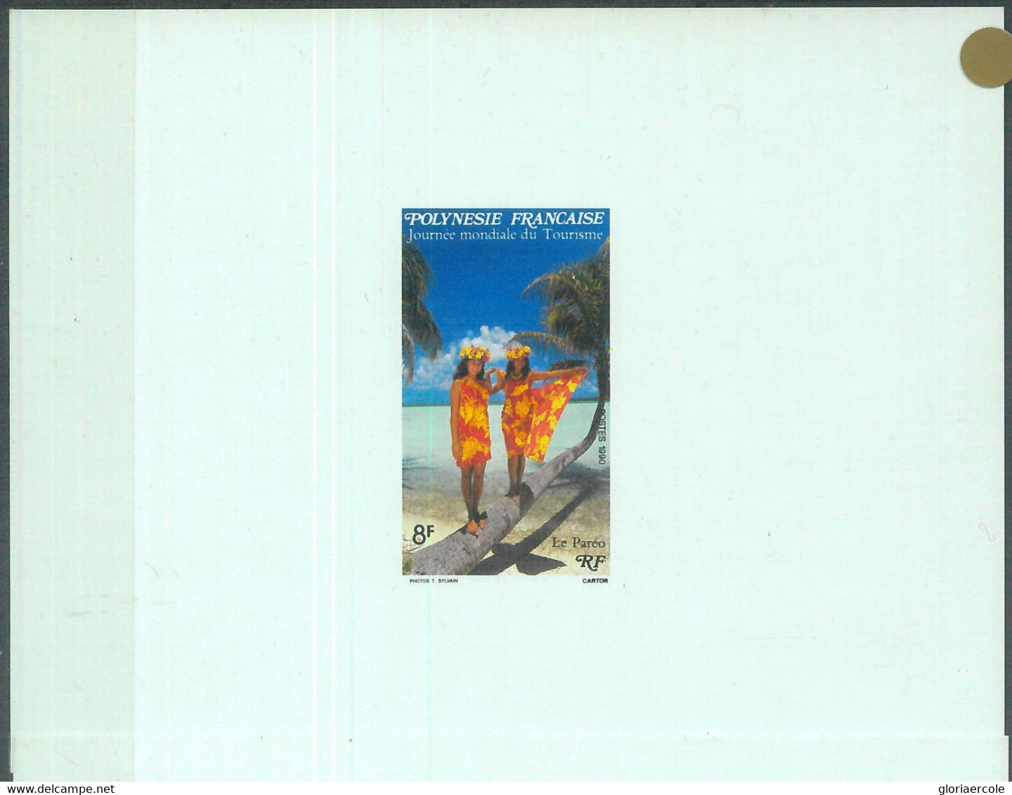 88813 - FRENCH POLYNESIA - 3 DELUXE Souvenir Sheet PROOF - 1990 Traditional Gear - Altri & Non Classificati