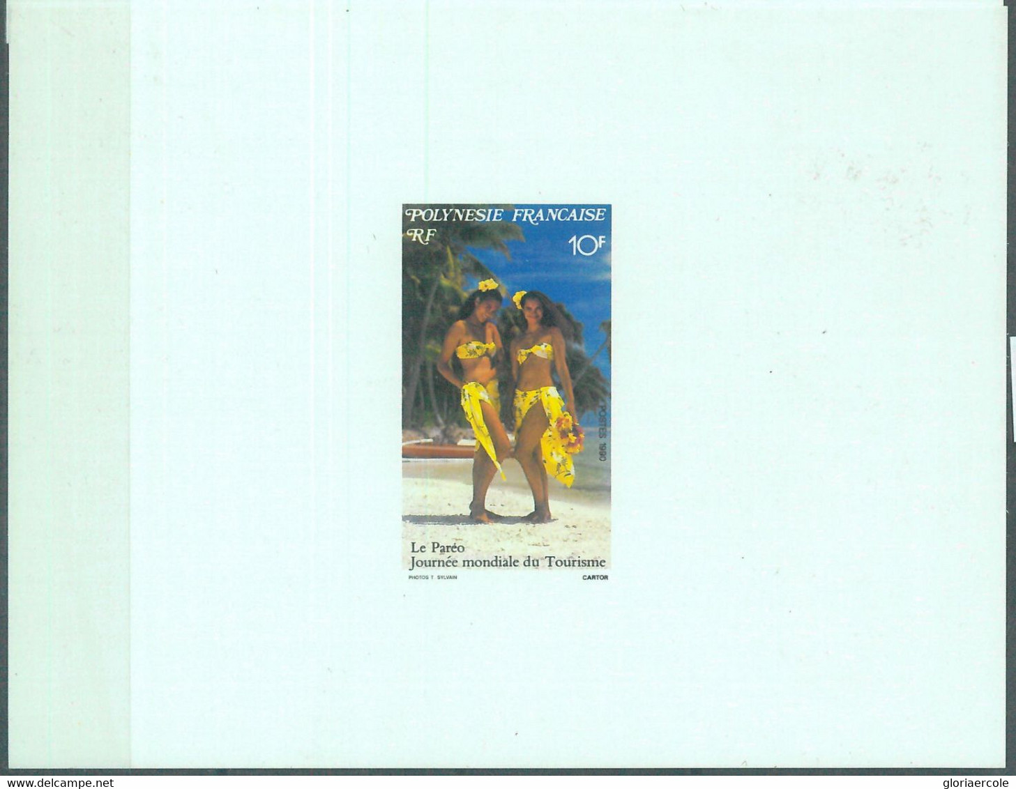 88813 - FRENCH POLYNESIA - 3 DELUXE Souvenir Sheet PROOF - 1990 Traditional Gear - Sonstige & Ohne Zuordnung