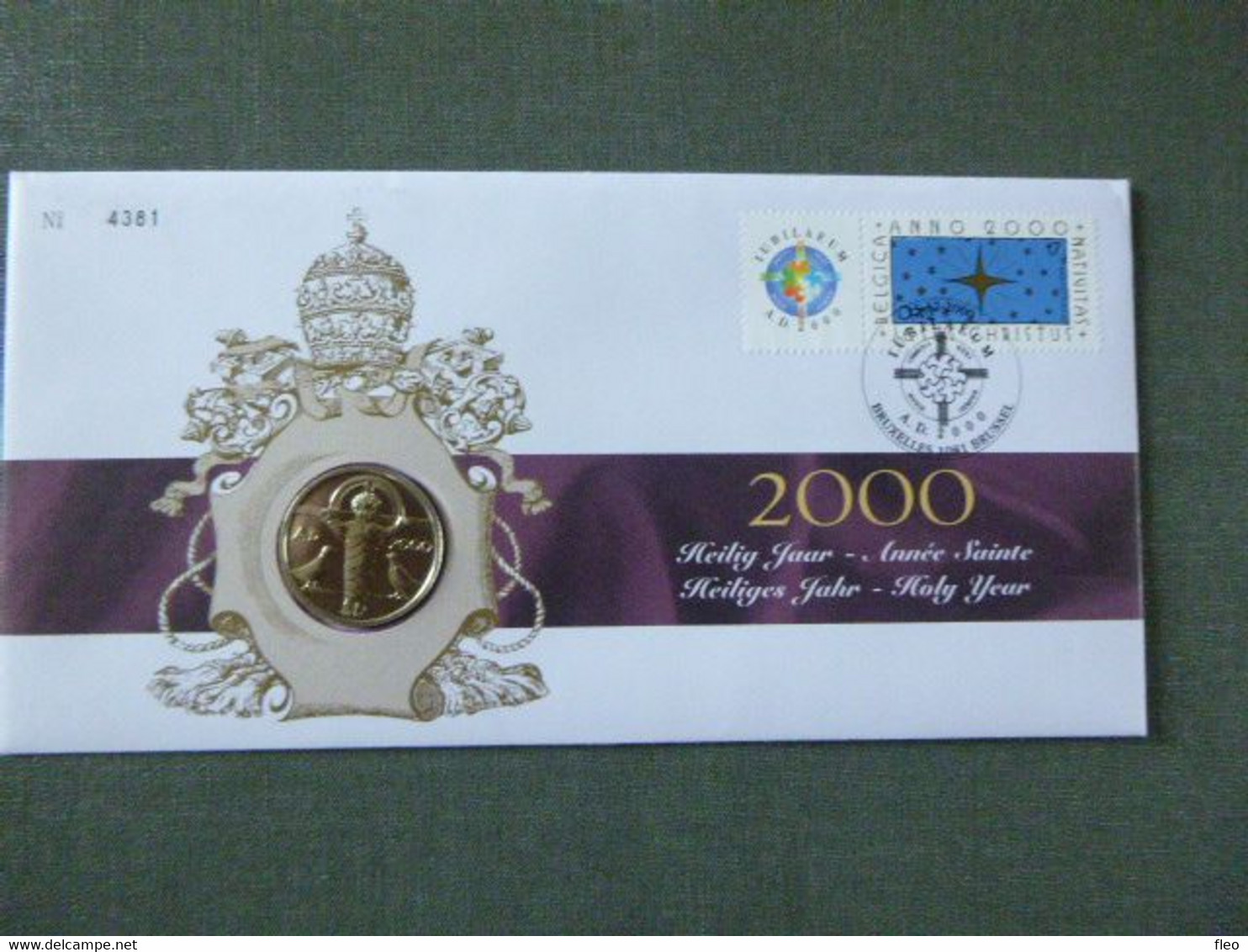 BELG.2000 2967 Xmas Kerstmis Noel Numisletter TB, Muntbrief - Numisletter