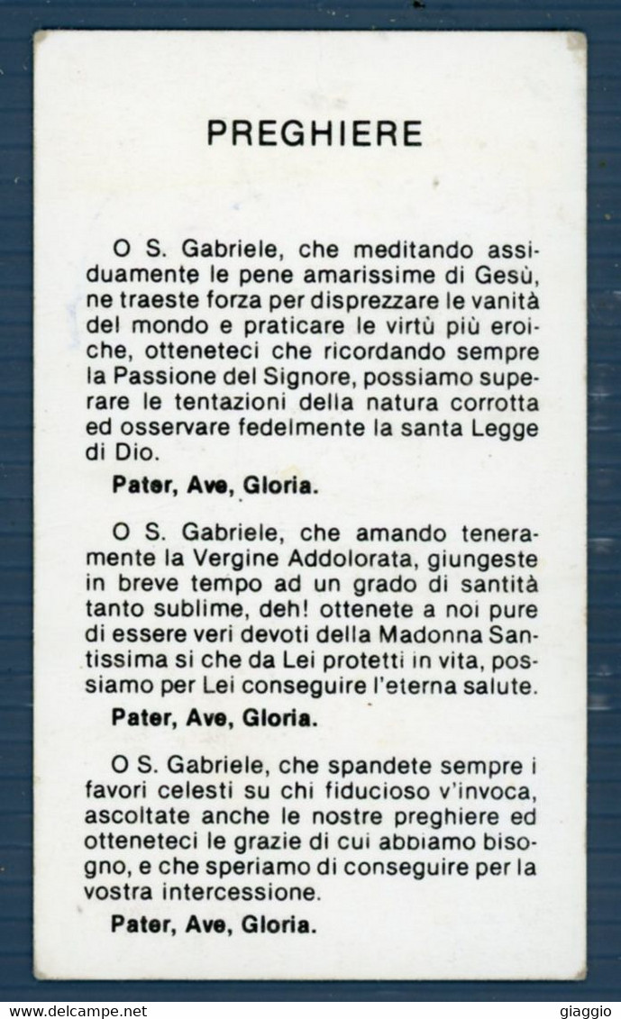 °°° Santino N. 2214 S. Gabriele °°° - Religion & Esotérisme