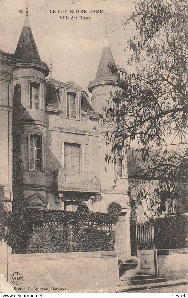 LE PUY NOTRE DAME. - Villa Des Roses - Sonstige & Ohne Zuordnung