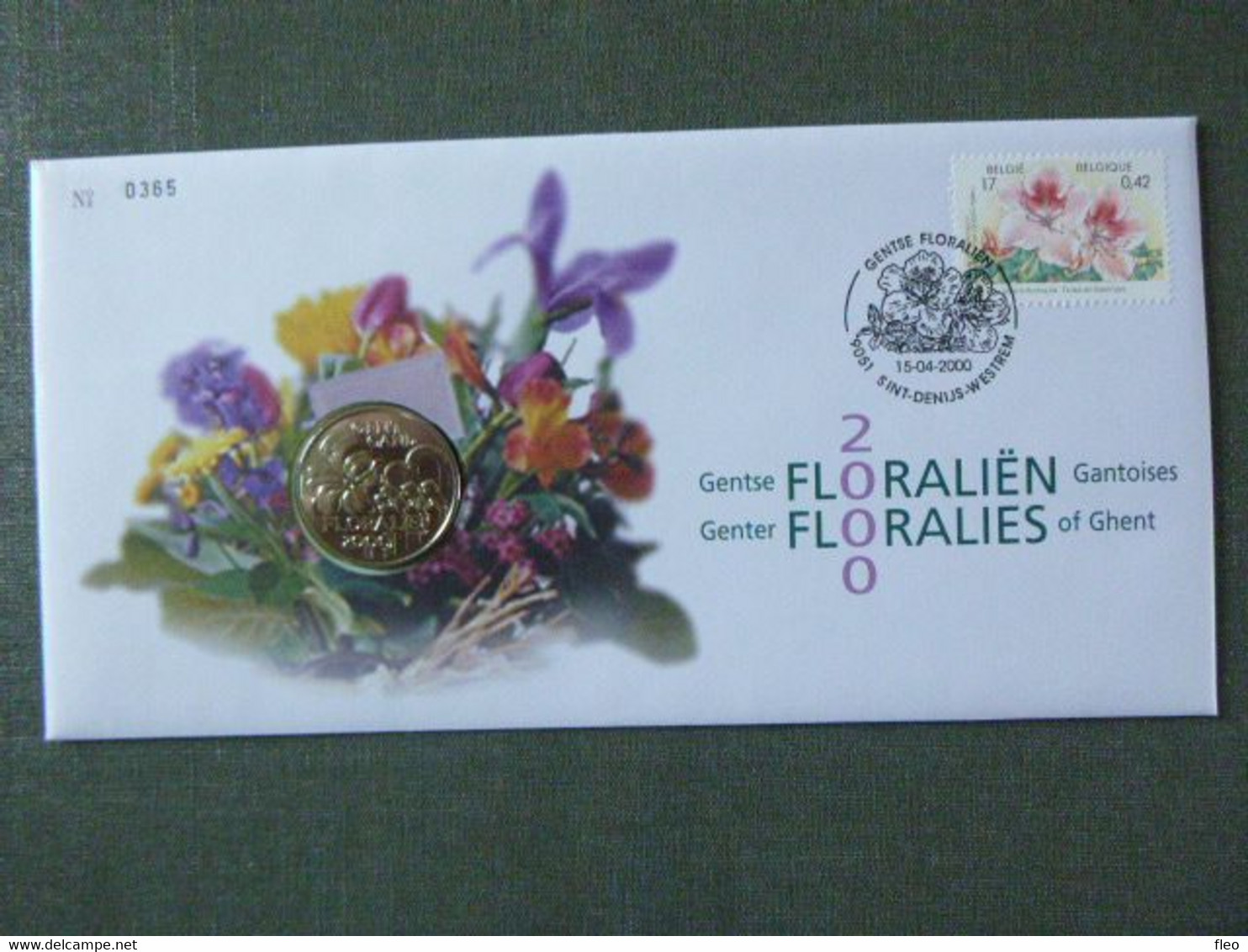 BELG.2000 2904  Gentse Floralién /Floralies Gantoises Numisletter TB, Muntbrief - Numisletter