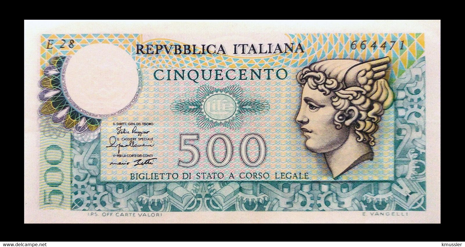 # # # Banknote Italien (Italy) 500 Lire 1979 AU # # # - 500 Lire