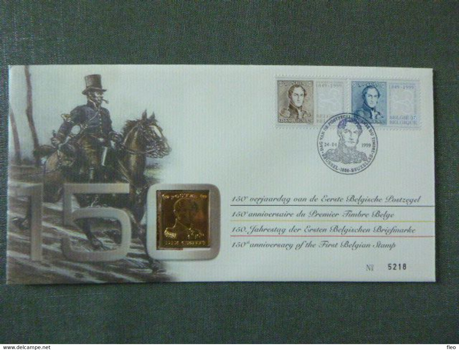 BELG.1999 2817 : "dag Van De Postzegel/journée Du Timbre " Numisletter TB, Muntbrief - Numisletters