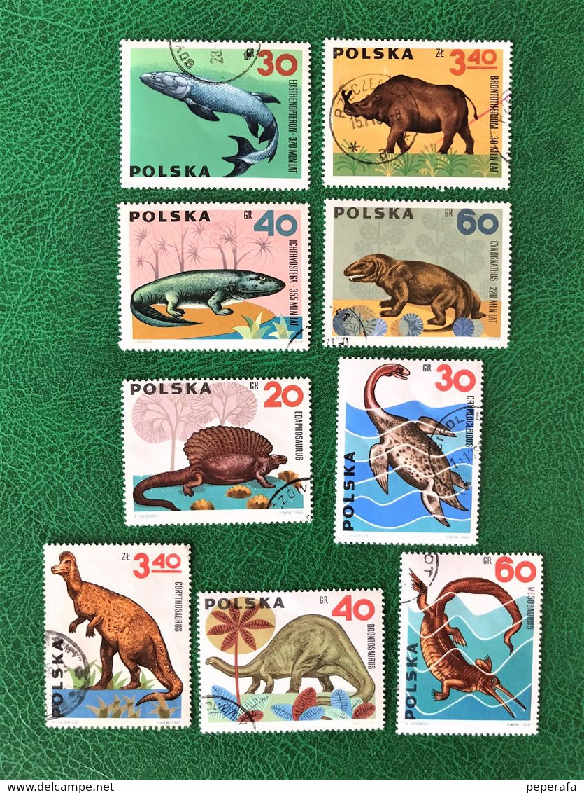 POLSKA POLONIA, COLECCIÓN DEL TEMA DINOSAURIOS - Collections