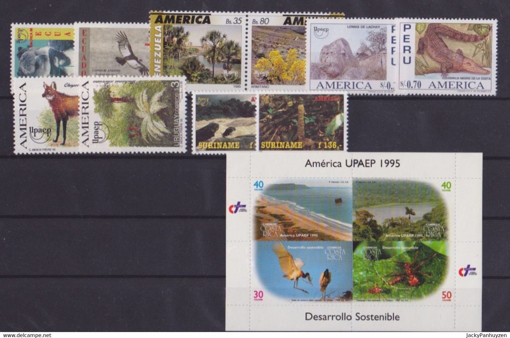 AMERICA UPAEP 1995 : Nature Protection _ Birds, Animals _ MNH (**) - Unclassified