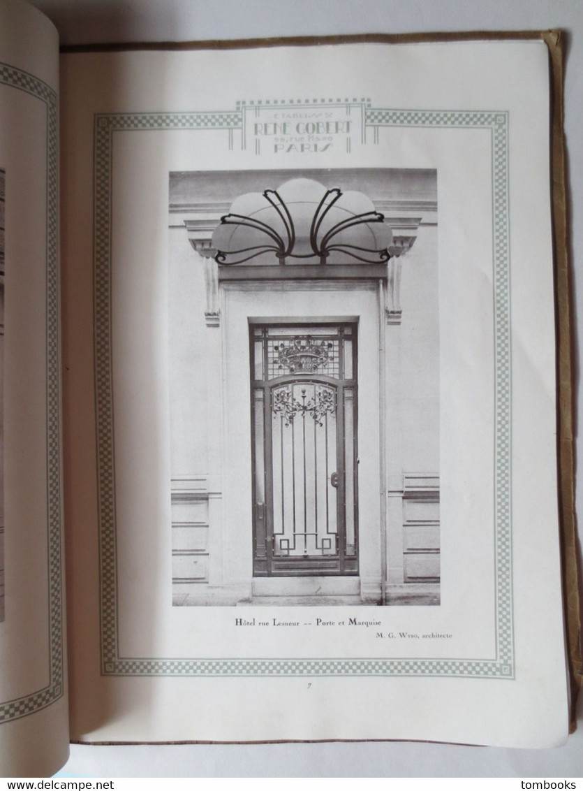 Catalogue Ferronnerie D'Art - René Gobert - Art Nouveau - Nombreuses Adresses Et Références  D'installations - - Jugendstil / Art Déco