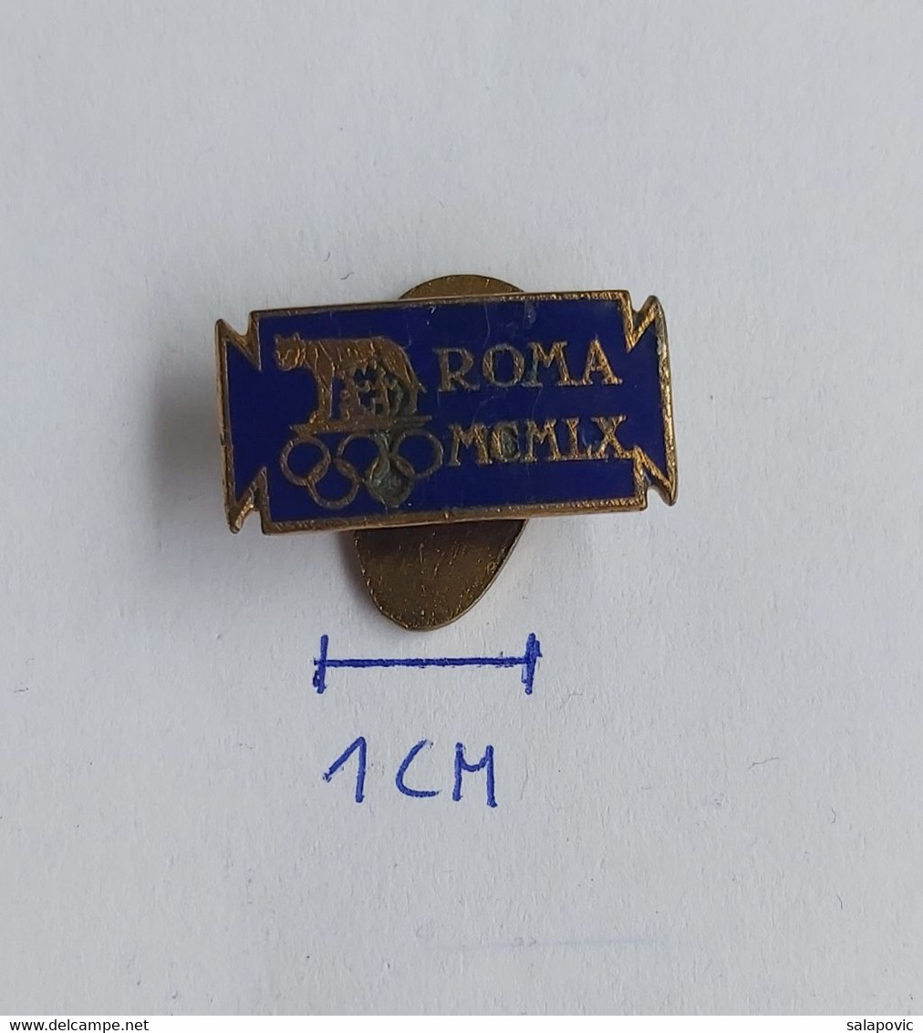 Olympics ROMA 1960 Italy XVII (17th) Olympic Games  PINS BADGES P4/7 - Jeux Olympiques