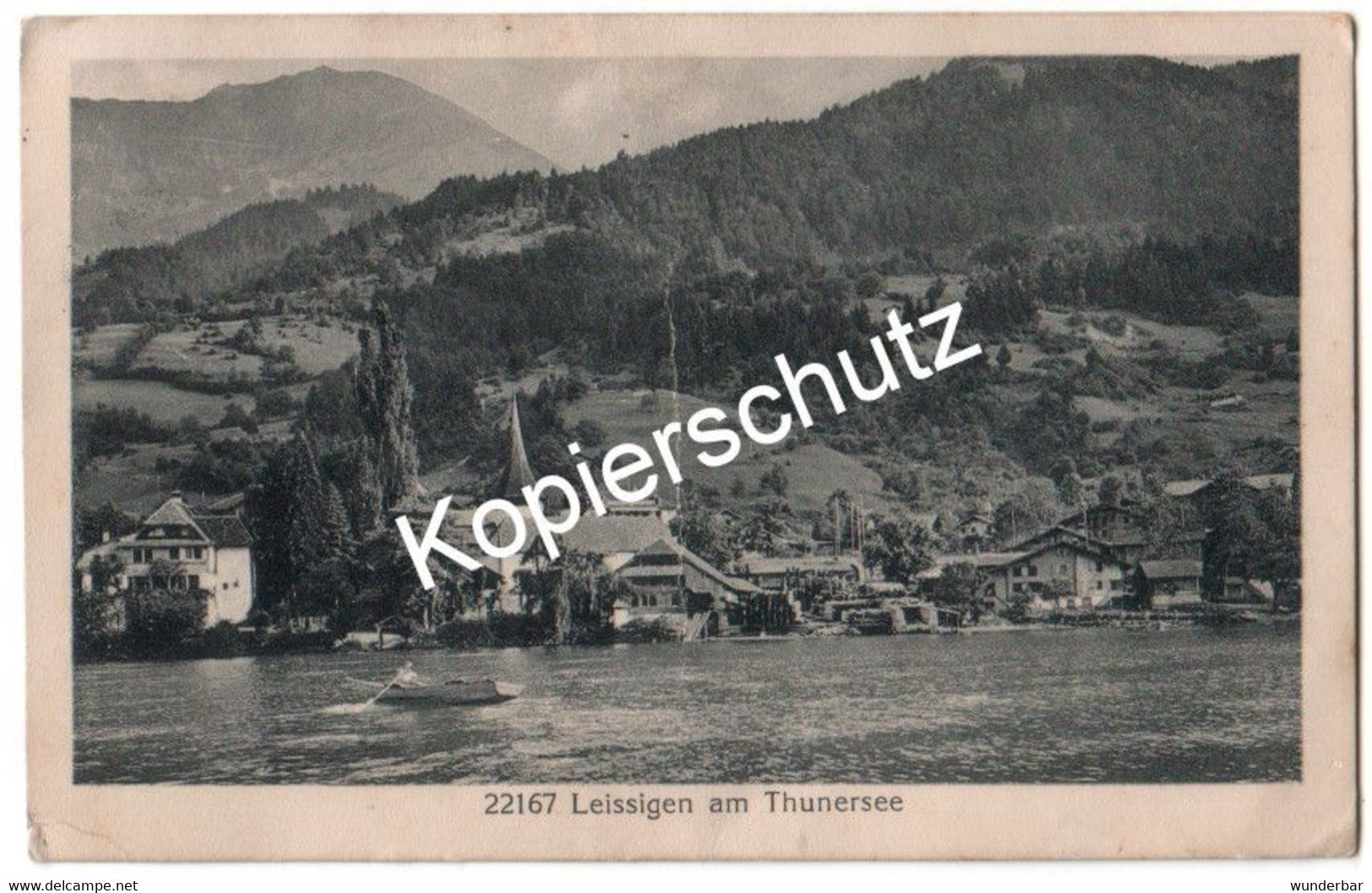 Leissigen Am Thunersee  1919  (z7277) - Leissigen