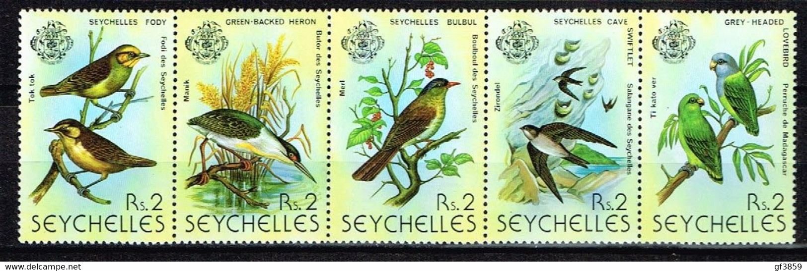 SEYCHELLES / Neuf**/MNH** / 1979 - Oiseaux Des Seychelles - Seychelles (1976-...)