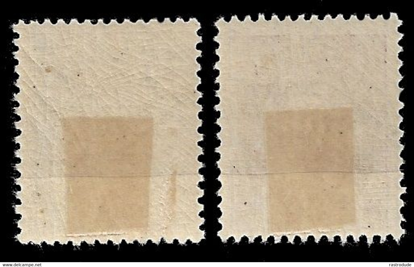 1878 NORWAY SKUGGAT POSTHORN 50ÖRE + 60ÖRE UNUSED. FAZIT 32/33.KAT. 75€ - Unused Stamps