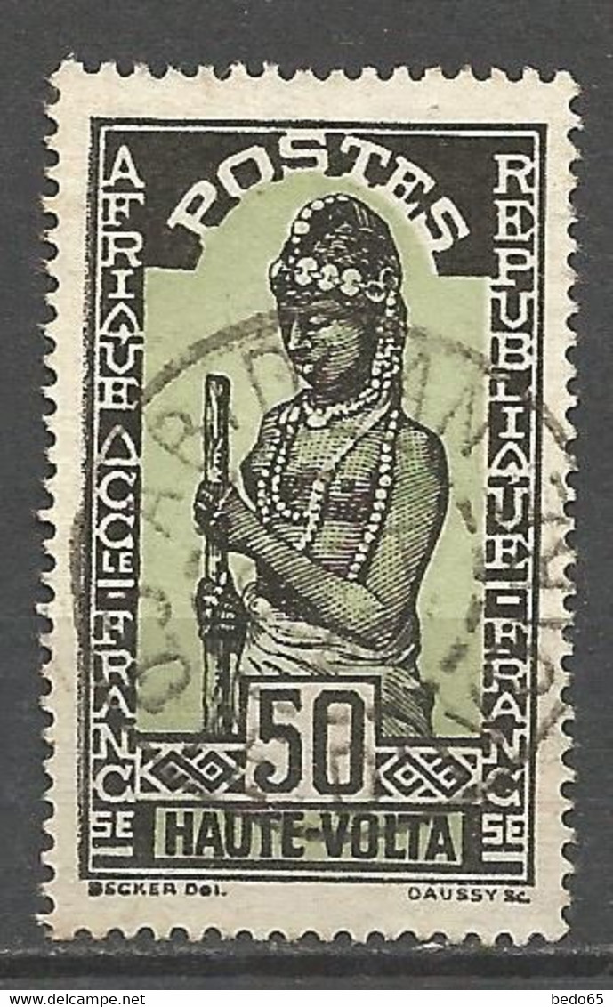 HAUTE-VOLTA N° 50  CACHET ABIDJAN - Used Stamps