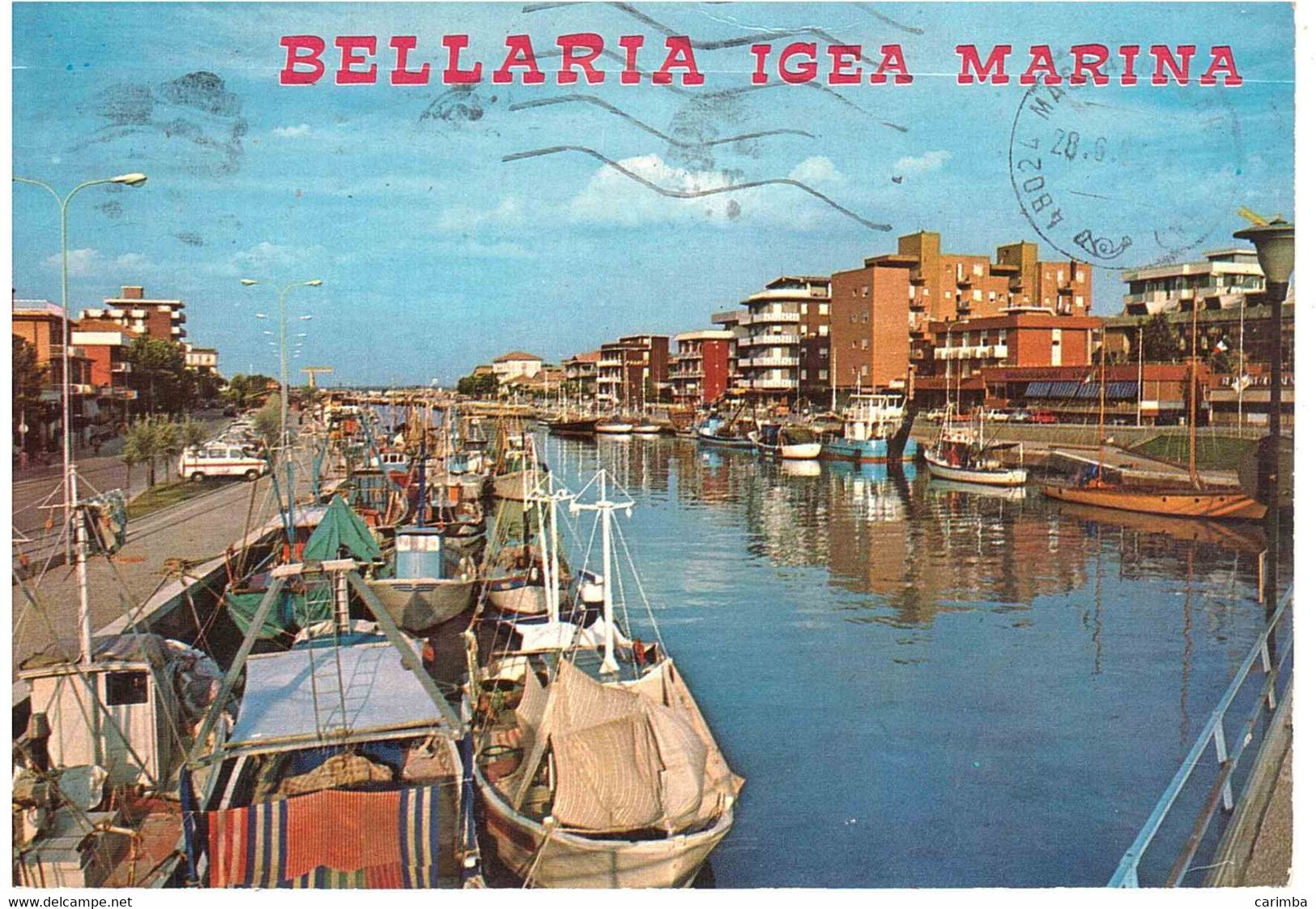 1983 £300 CONGRESSO EUCARISTICO CARTOLINA BELLARIA IGEA MARINA - 1981-90: Storia Postale