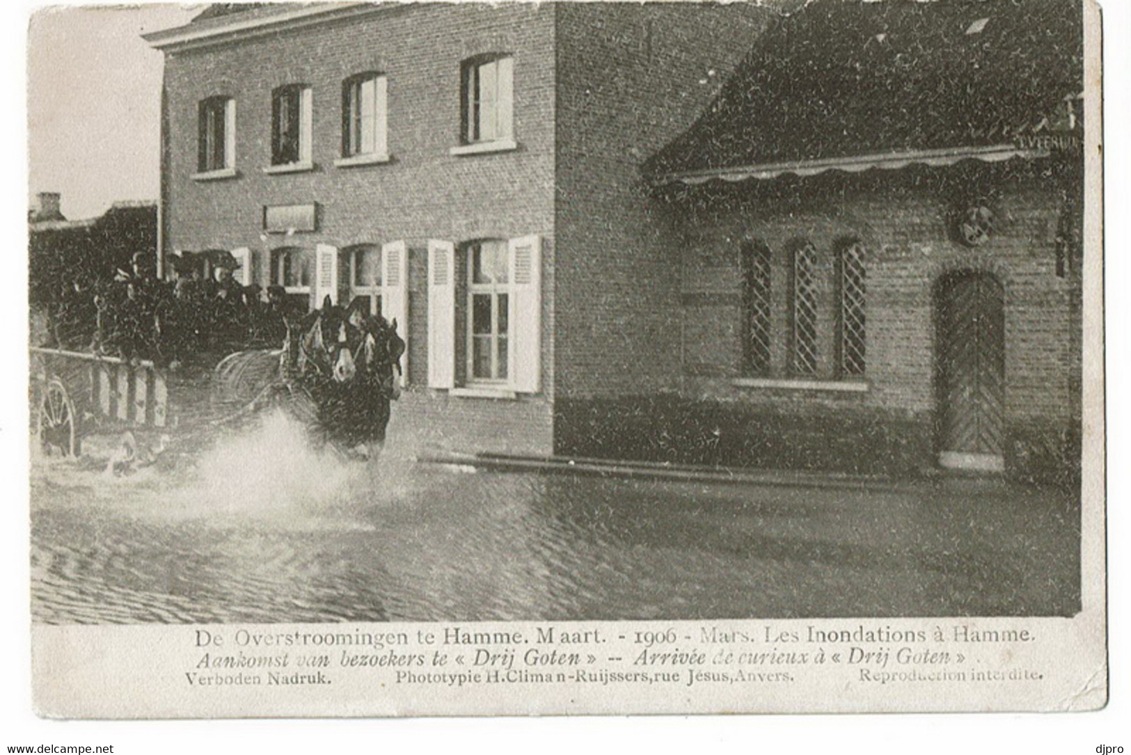 Hamme  1906 Overstroming - Hamme