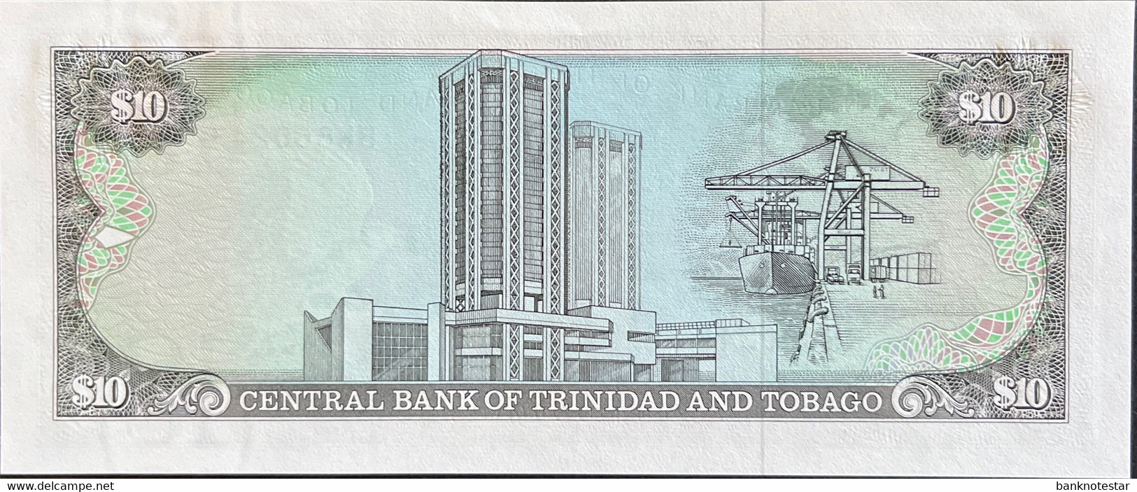 Trinidad 10 Dollars, P-38d (1985) - UNC - Signature 7 - Trindad & Tobago