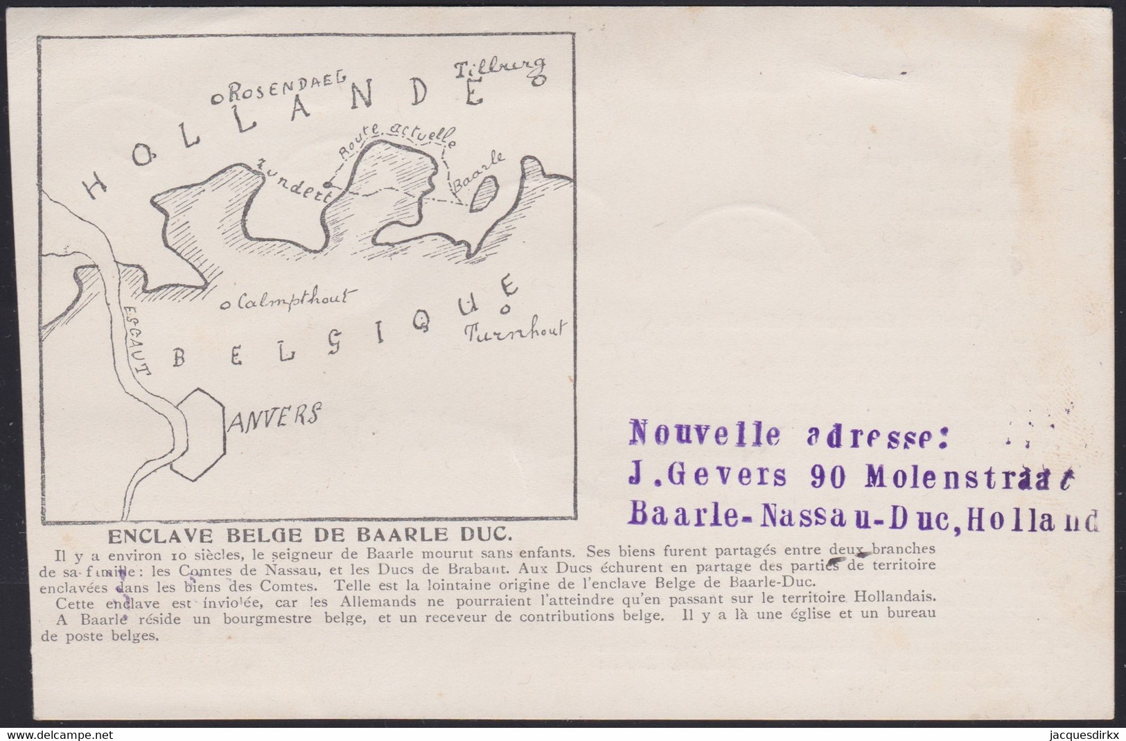 Belgie   .    OBP   .     150/153 Op Briefkaart  (2 Scans)    .    O   .    Gebruikt   .   /    .   Oblitéré - 1918 Cruz Roja