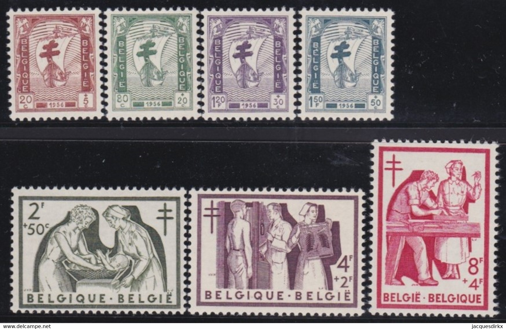 Belgie   .    OBP   .   998/1004     .    **     .    Postfris   .   /    .   Neuf SANS Charnière - Ungebraucht